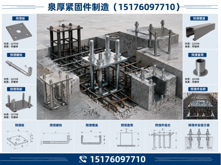 魏县建筑预埋件展示图